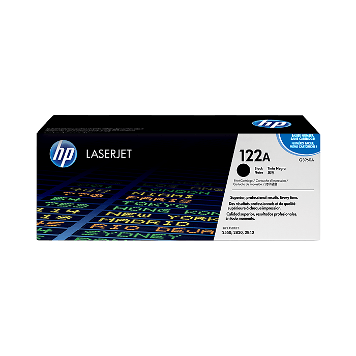 HP 122A Black Toner Cartridge (Q3960A)