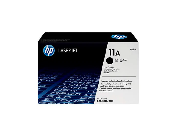 HP 11A Black Original LaserJet Toner Cartridge (Q6511A)