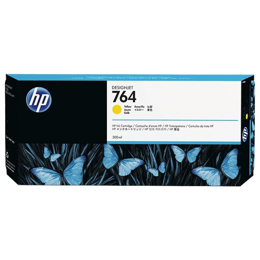 HP 764 300-ml Yellow Ink Cartridge (C1Q15A)