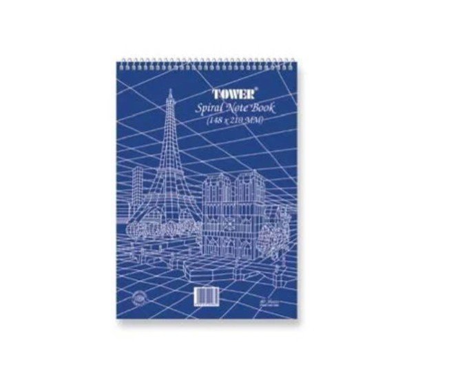 FIS Top Spiral Pad, A4, 80 Sheets, Line Ruled