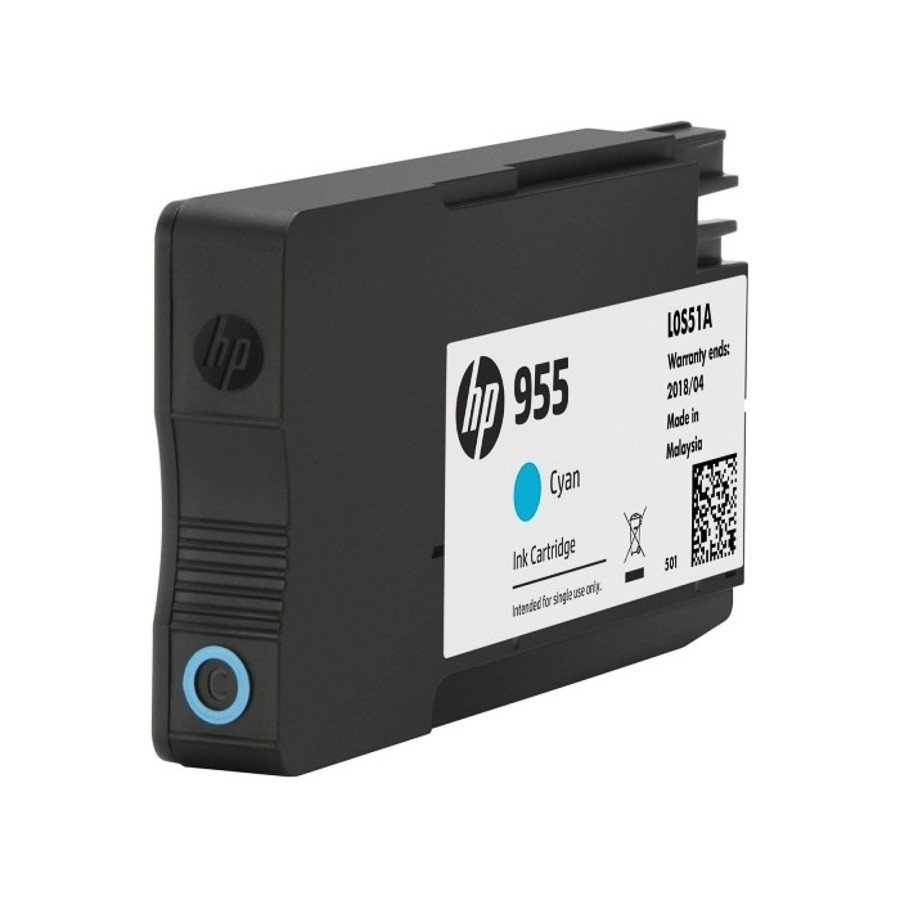 HP 955 Cyan Original Ink Cartridge (L0S51AA)