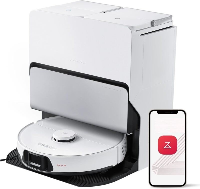 Roborock S8 MaxV Ultra Robot Vacuum & Sonic Mop - White
