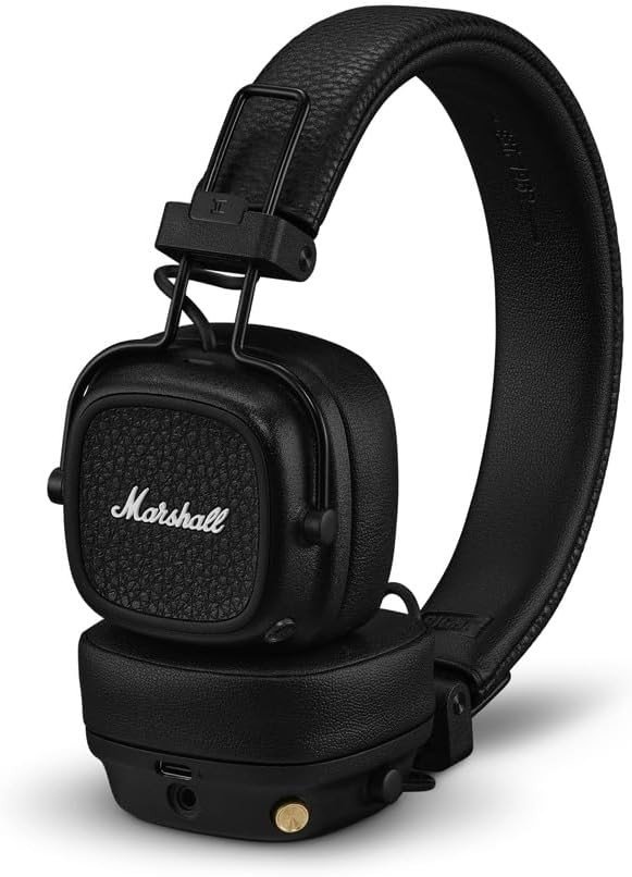 Marshall Major V Bluetooth Headphones, Black