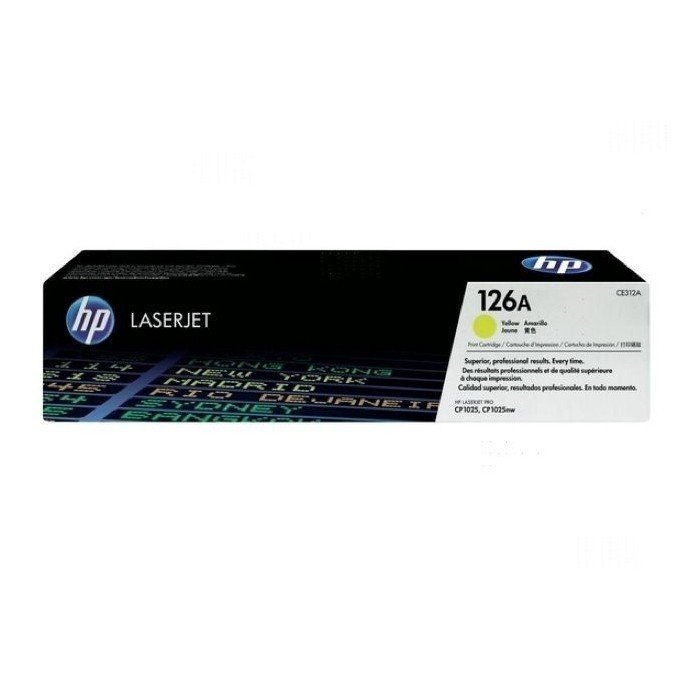 HP 126A Yellow Toner Cartridge (CE312A)