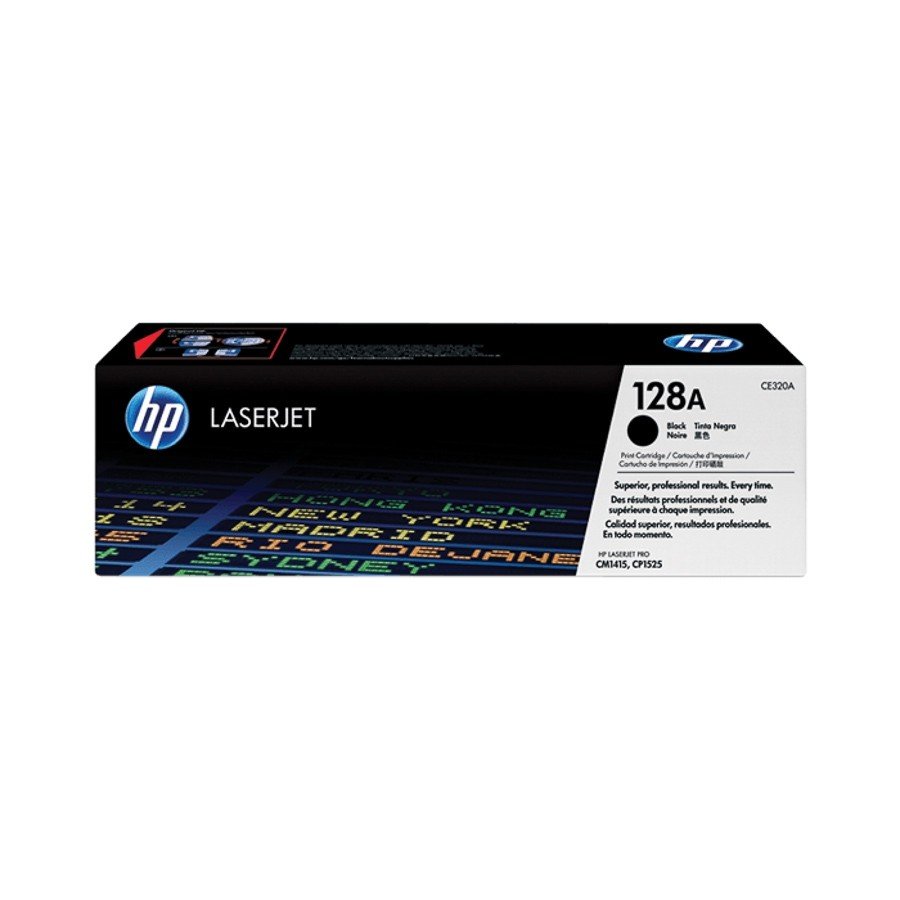 HP 128A Black Toner Cartridge (CE320A)