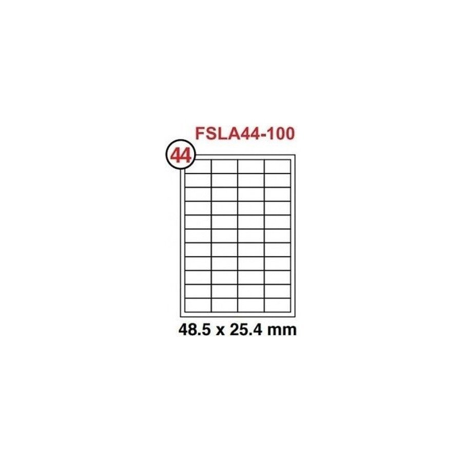 Multi-Purpose Labels 48.5 x 25.4mm, 100Sheets-Box (FSLA44-100)