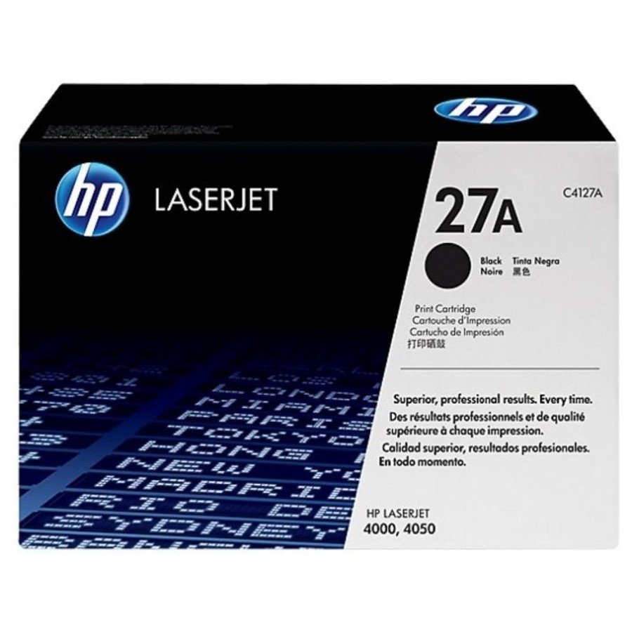 HP 27A Black Original LaserJet Toner Cartridge (C4127A)