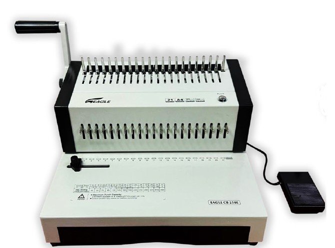 EAGLE CB 250E ELECTRIC COMB BINDING MACHINE