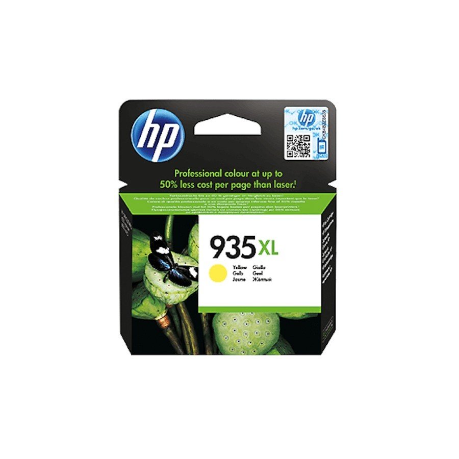 HP 935XL High Yield Yellow Original Ink Cartridge (C2P26AE)
