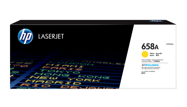 HP 658A Yellow Original LaserJet Toner Cartridge (W2002A)