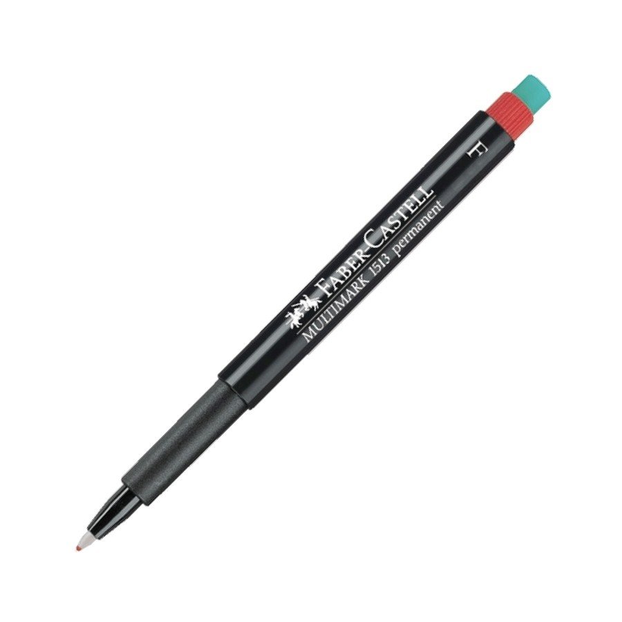 Faber Castell Multimark 1513 Permanent Fine 0.6mm  Red