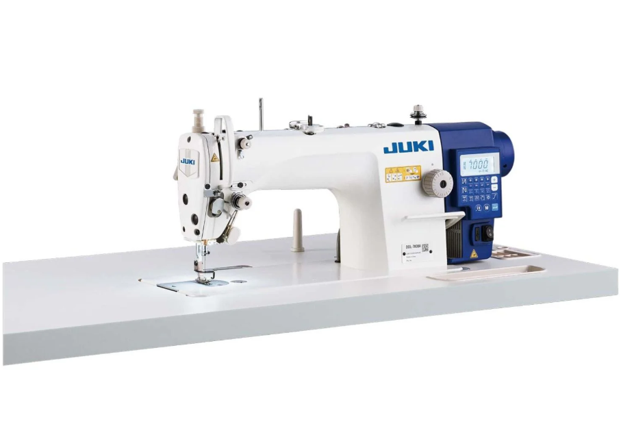 Juki DDL-7000AS7NBK  1 Needle Direct Drive Motor Lockstitch Machine with Trimmer Machine Complete set with  Table Stand