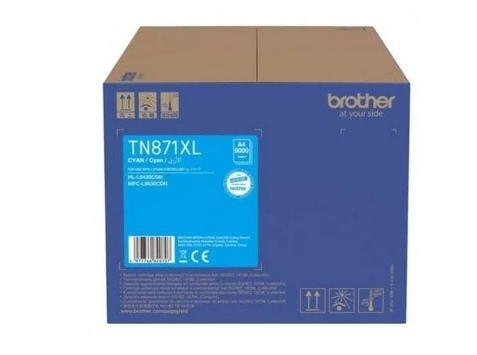 Brother TN-871XL Cyan Toner Cartridge for MFC-L9630CDN and HL-L9430CDN