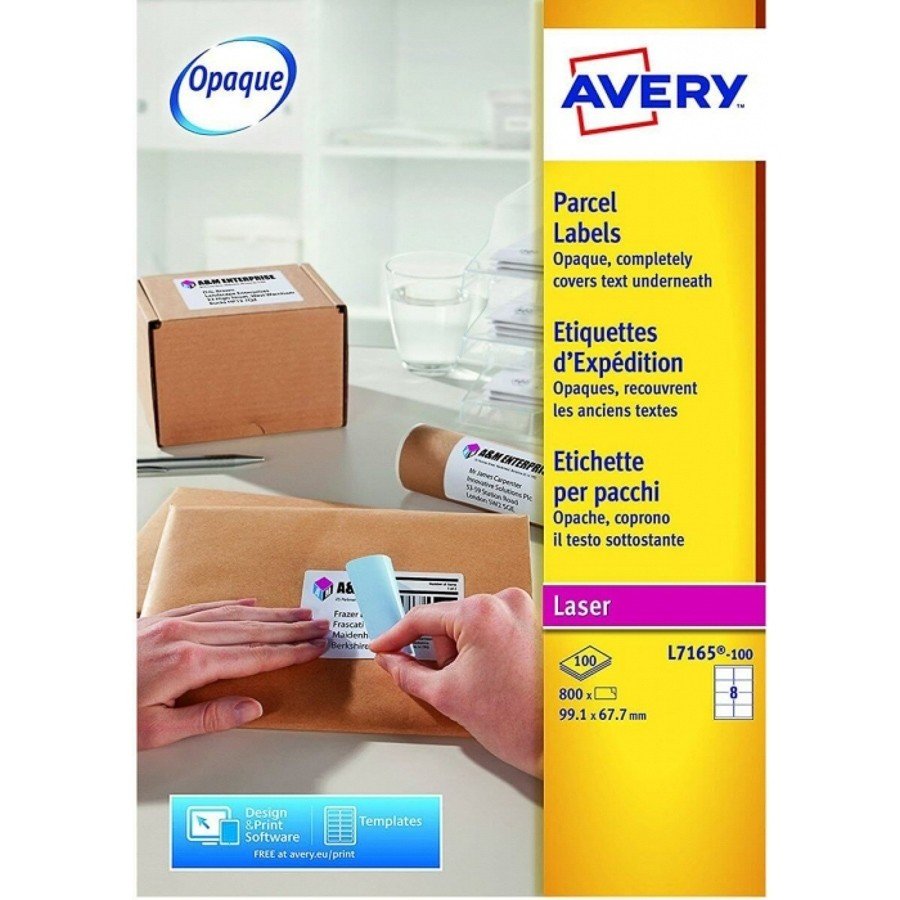 Avery Labels L7165 1x100