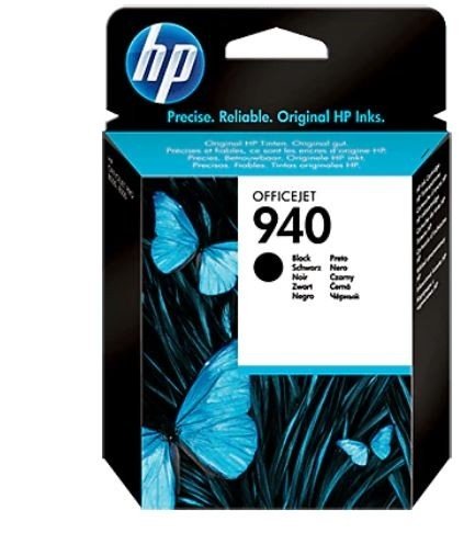 HP 940 Black Original Ink Cartridge (C4902AE)