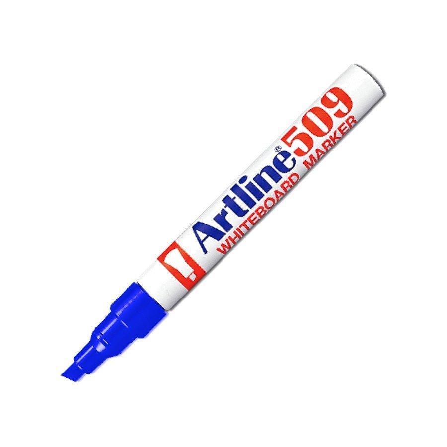 Artline 509 White Board Marker  Chisel Blue