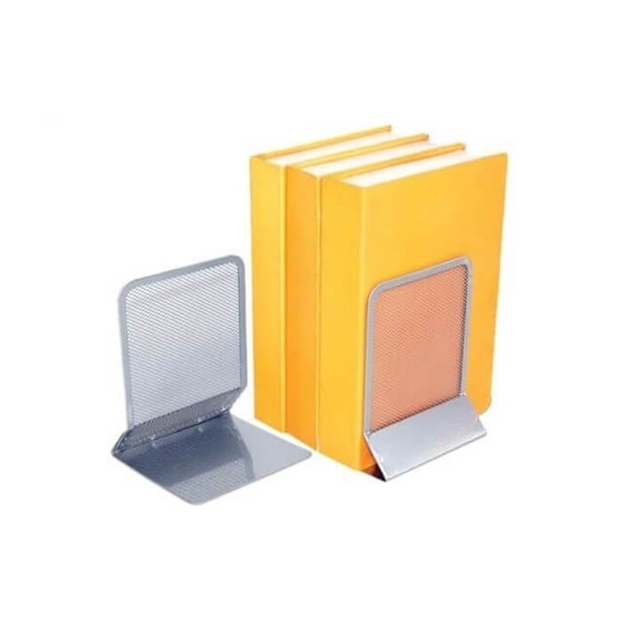DELI 9263 Metal Book Ends  9 inches  51x32 5x21cm  2pcs set  Blue