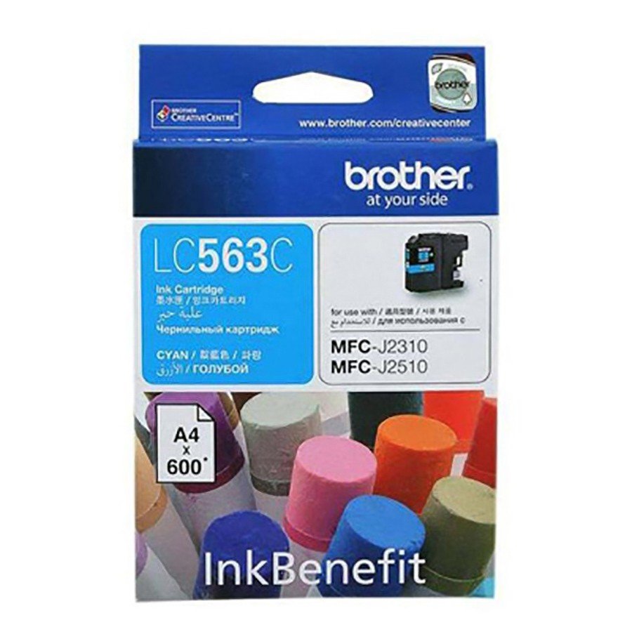 Brother LC563 High Yield Cyan Ink Cartridge (LC563C)