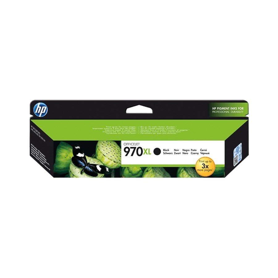 HP 970XL High Yield Black Original Ink Cartridge (CN625AE)