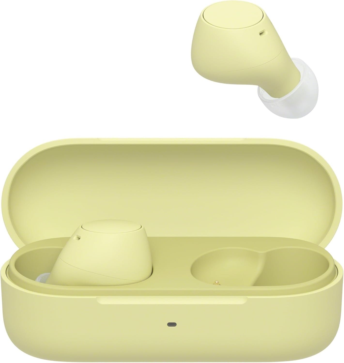 Sony WF-C510 Truly Wireless Earbuds, 22 hours battery life, Clearer hands-free calling, Multipoint Connection, Ambient Sound Mode, IPX4 Water Resistance, Yellow