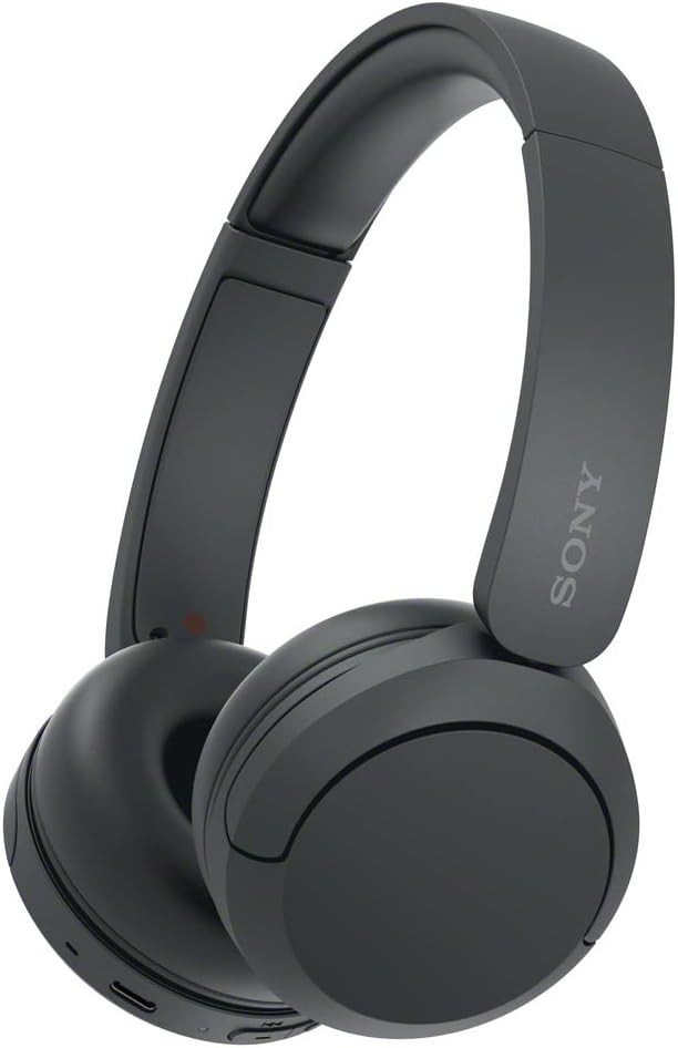 Sony WH-CH520 Wireless Headphones, 50 hours battery life, Clearer hands-free calling, Multipoint Connection, On-ear style, Black