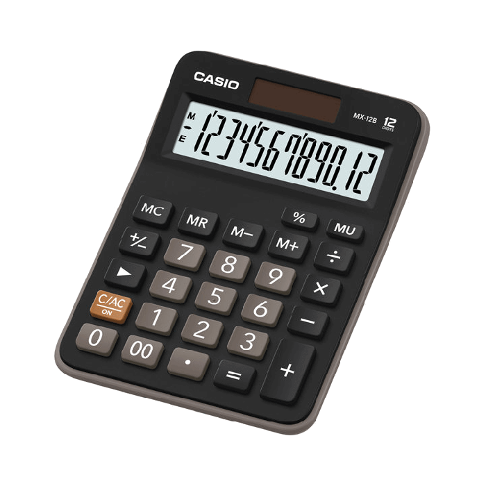 Casio MX-12B, 12 Digits, Desk Calculator