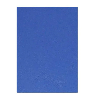 Deluxe A3 Embossed Leather Board Binding Cover, 100/pack, Dark Blue