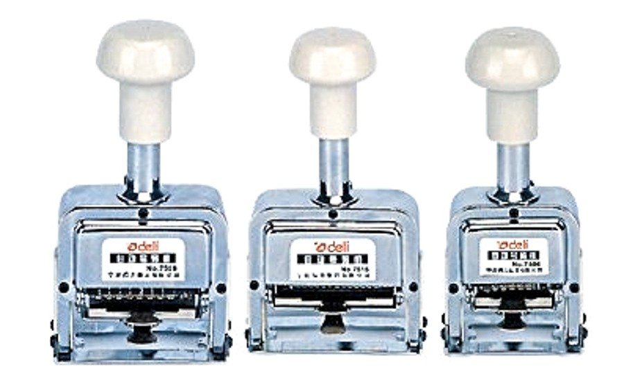 DELI 7515 Numbering Machine, 57.5x30.5x19.5cm, 15 digits