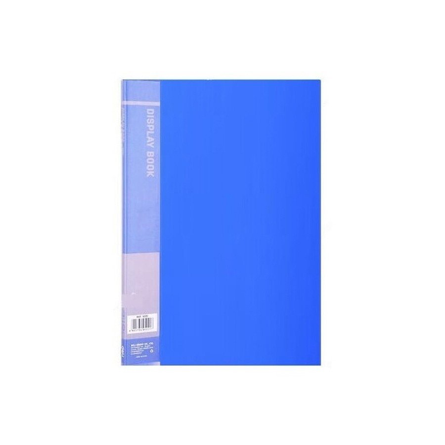 Deli Clear Book A4 30 Pockets E5003, Blue