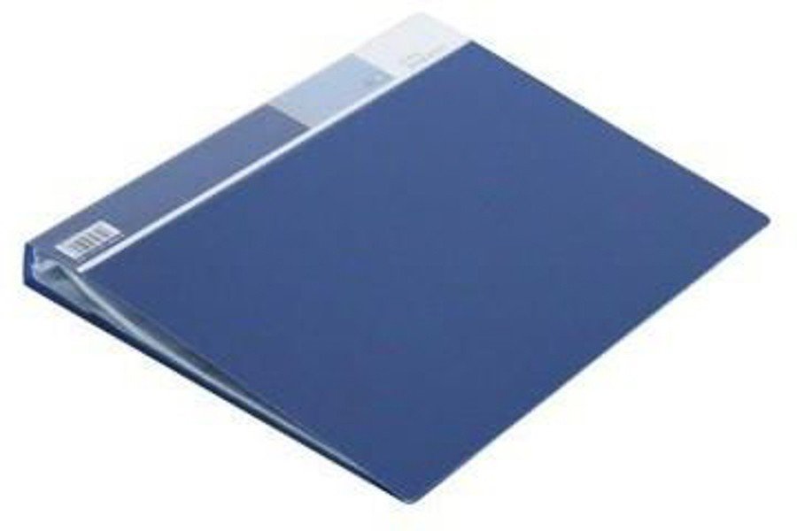 Deli Clear Book A4 20 Pockets E5002, Blue