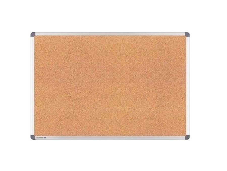 Double Sided Cork Board, with Aluminum Frame, 90cm x 180cm