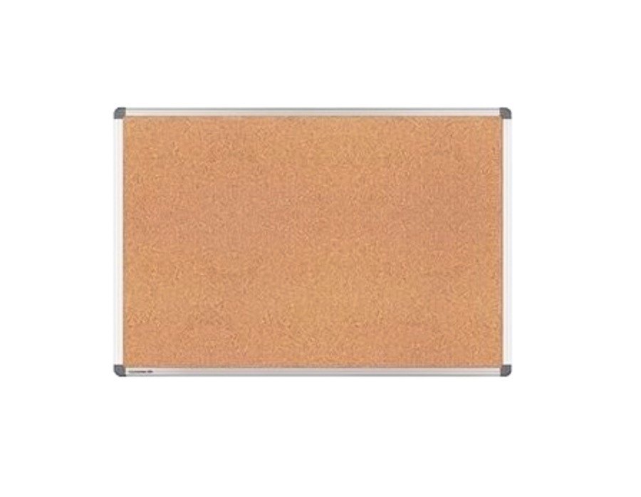 Double Sided Cork Board, with Aluminum Frame, 90cm x 150cm