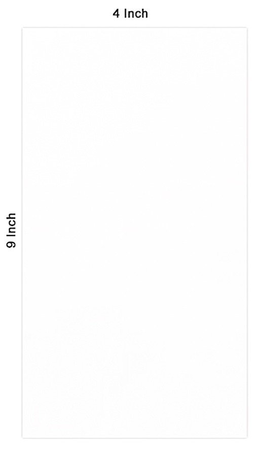 Envelord White Cheque Envelope Peel & seal 4.5" x 8.9" 50/pk 100 gsm
