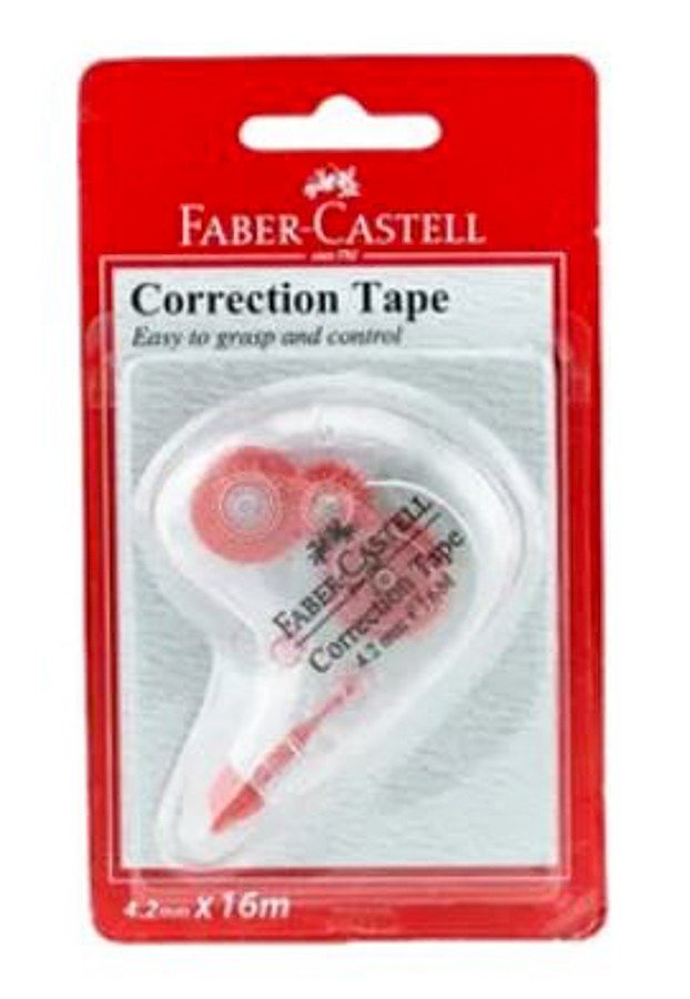 Faber Castell FCCT-EN416/B Correction Tape - 4.2mm x 16mm