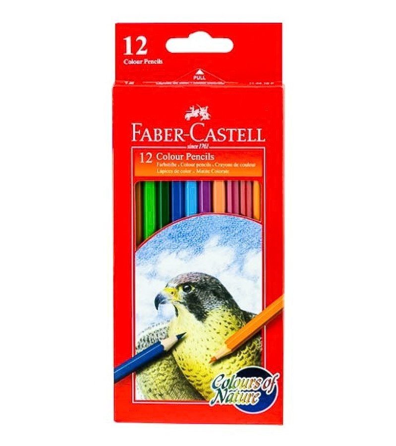 Faber Castell FCI114416 Water Color Pencil, Assorted (Pack of 12)