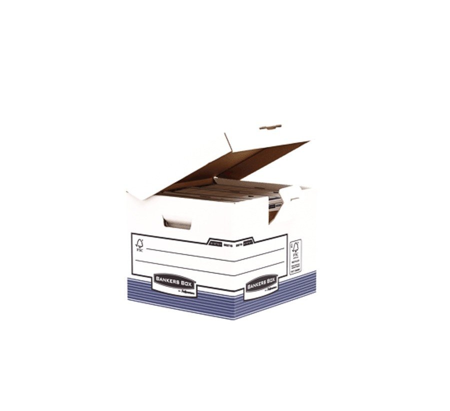 Fellowes Bankers Box® System Flip Top Cube – Blue