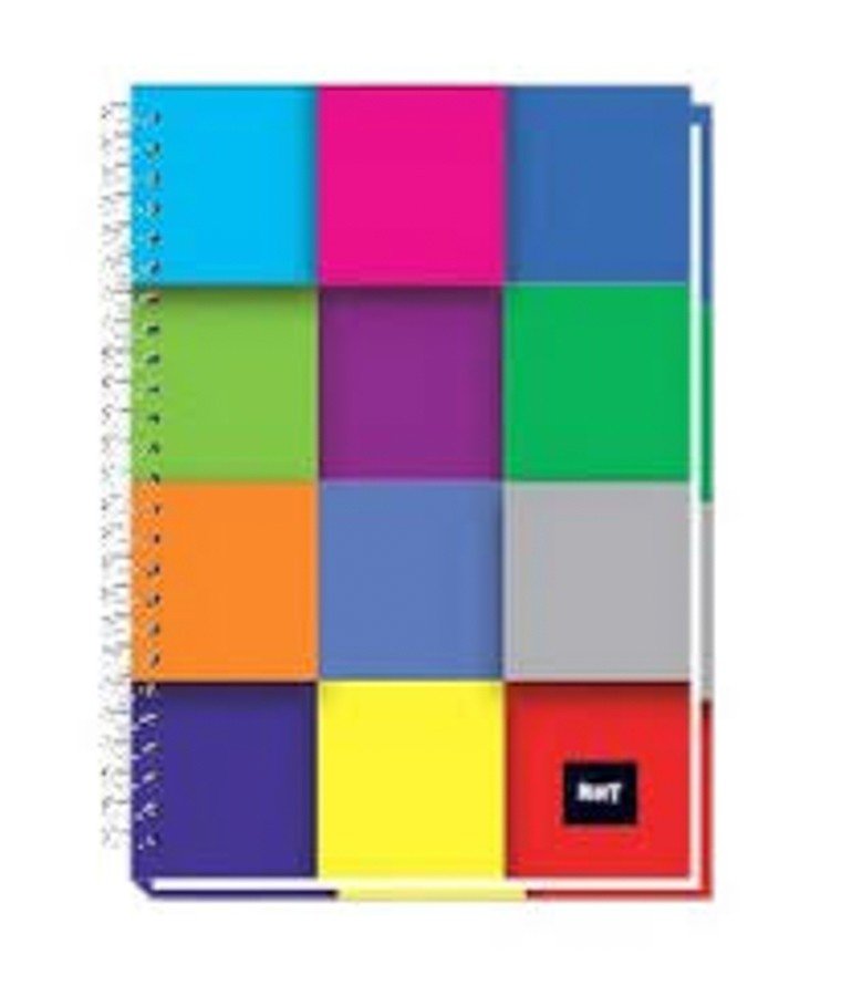 FIS Hard Cover Notebook Single Ruled, 100 Sheets, 10 x 8 "