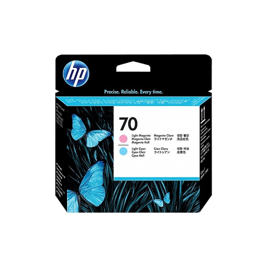HP 70 Light Cyan & Light Magenta Ink Printhead Cartridge (C9405A)