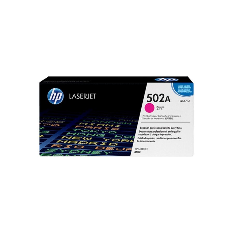 HP 502A Magenta Original LaserJet Toner Cartridge (Q6473A)