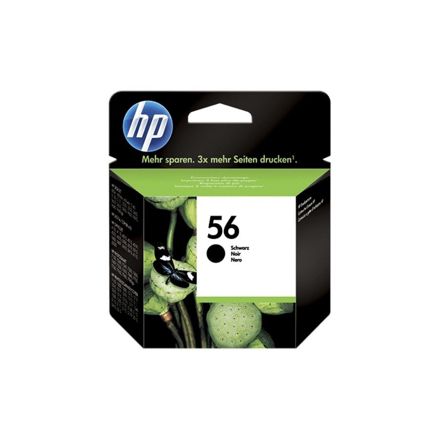 HP 56 Black Original Ink Cartridge (C6656AE)