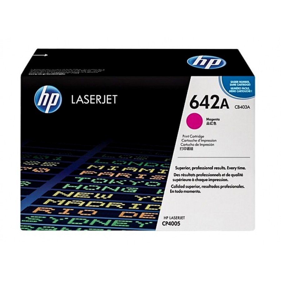 HP 642A Magenta Original LaserJet Toner Cartridge (CB403A)