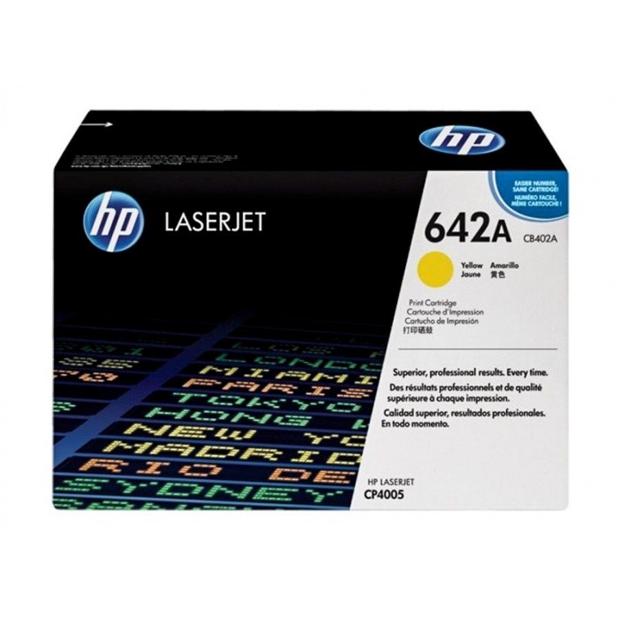 HP 642A Yellow Original LaserJet Toner Cartridge (CB402A)