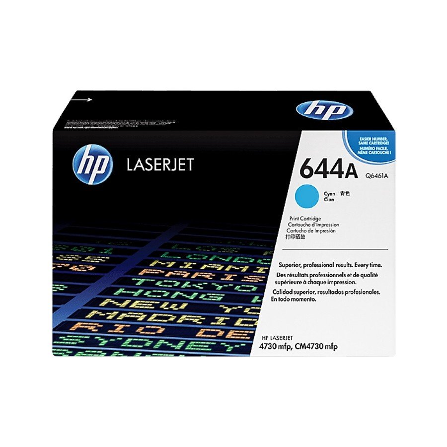 HP 644A Cyan Original LaserJet Toner Cartridge (Q6461A)