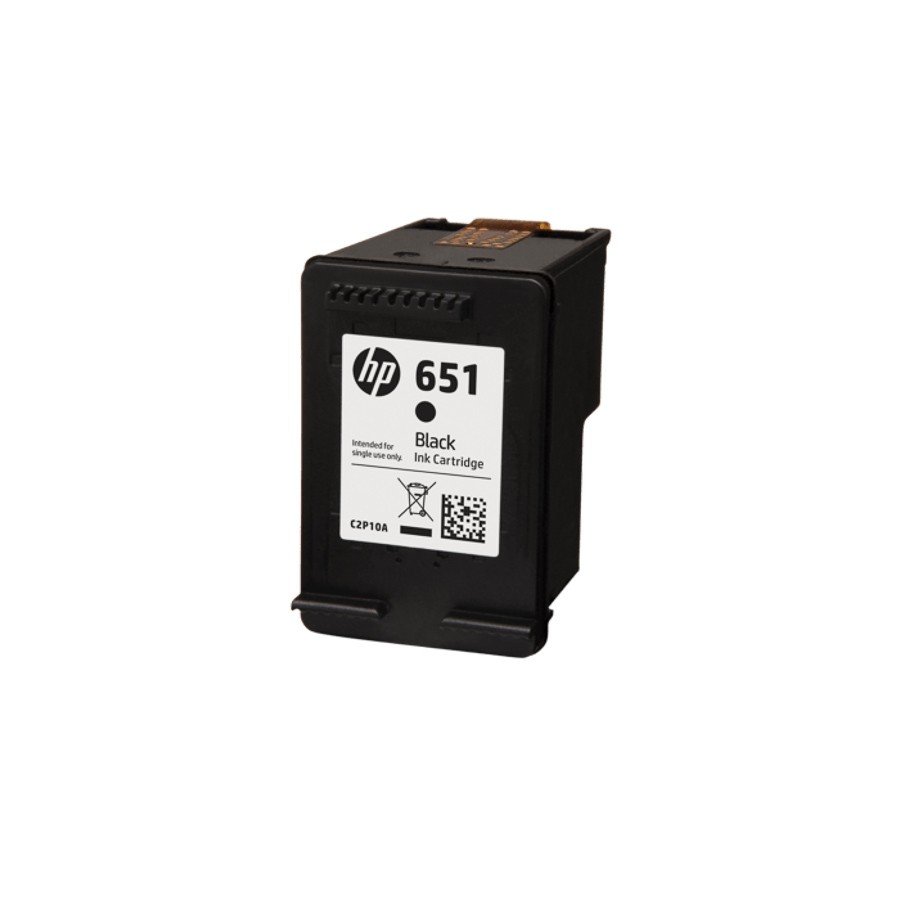 HP 651 Black Original Ink Advantage Cartridge (C2P10AE)