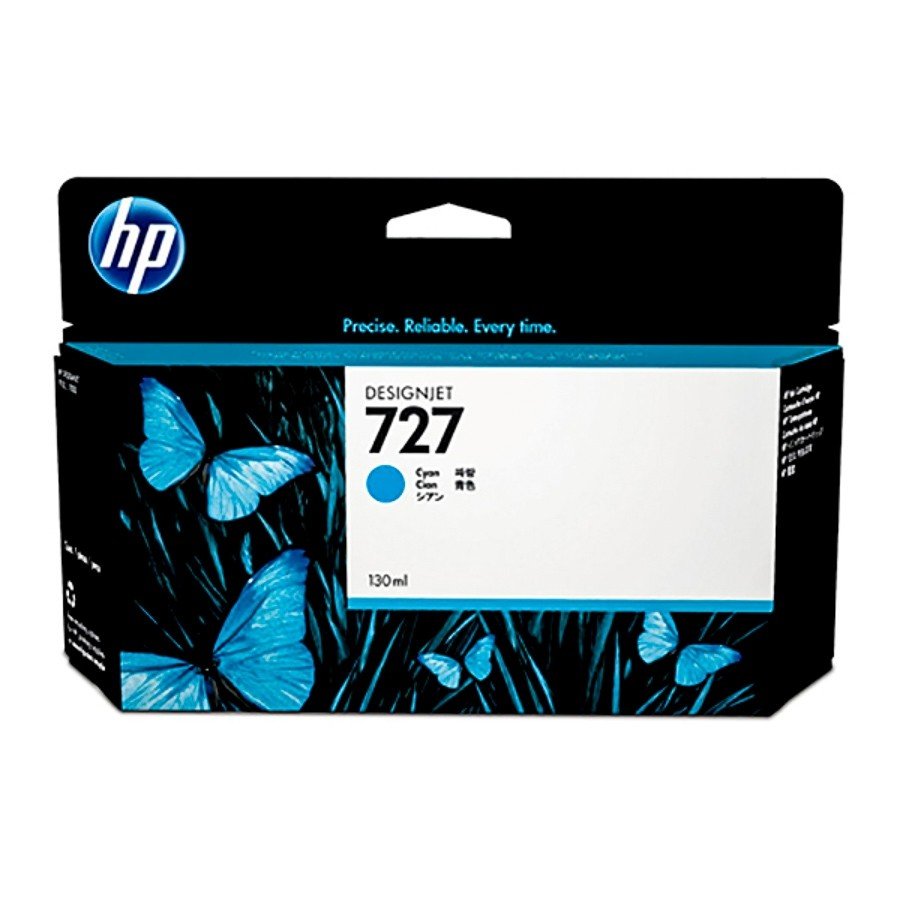 HP 727 130-ml Cyan DesignJet Ink Cartridge B3P19A