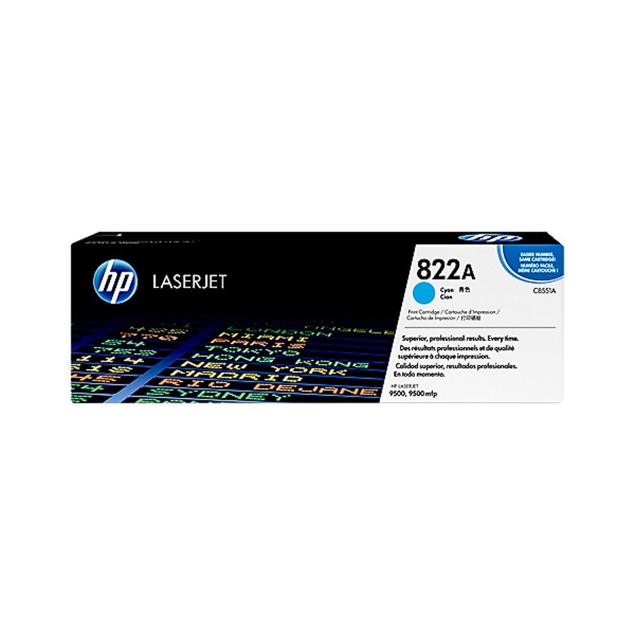 HP 822A Toner Cartridge (C8551A) - Cyan
