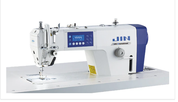 Jin NA10-UT 1 Needle Direct Drive Motor Bottom Feed Lockstitch with Large Hook, 7mm Stitch Length, Auto Thread Trimmer, Complete Set 