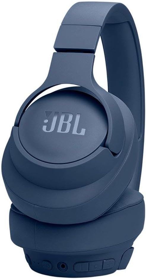 JBL Tune 770NC Adaptive Noise Cancelling Wireless Over Ear Headphones, Blue