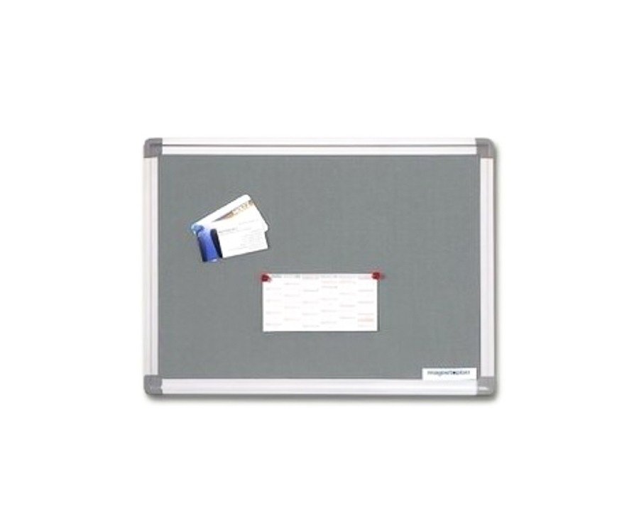 Magnetoplan Fabric Board, 90 x 120 cm, Grey