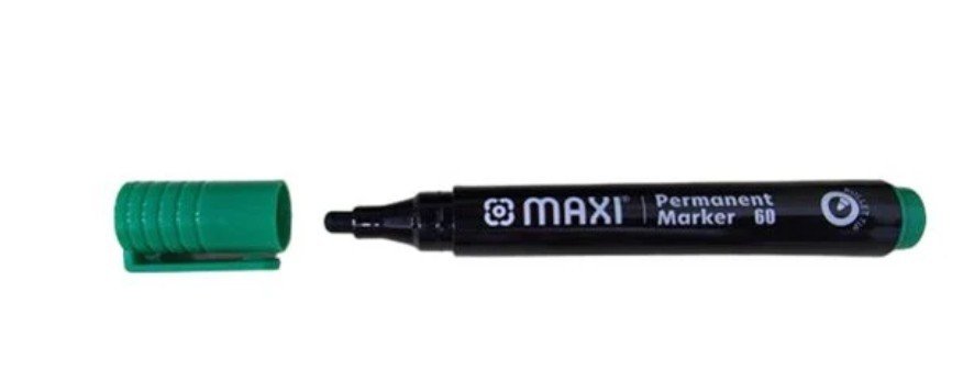 Maxi Permanent Marker Bullet Tip Green